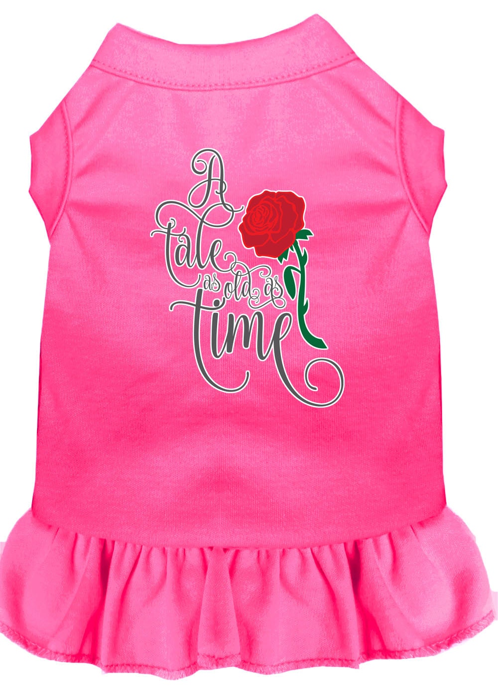 Pet Dress Screen Printed, "Timeless Tale"