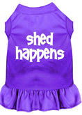 Load image into Gallery viewer, Pet Dress Screen Printed, "Shed Happens"
