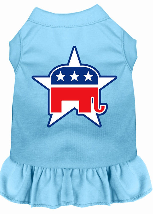 Pet Dress Screen Printed, "Republican"