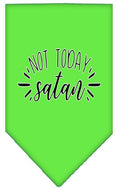 Load image into Gallery viewer, Pet and Dog Bandana Screen Printed, "Not Today Satan"
