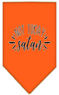 Load image into Gallery viewer, Pet and Dog Bandana Screen Printed, "Not Today Satan"
