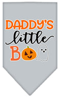 Load image into Gallery viewer, Halloween Pet and Dog Bandana Screen Printed, "Daddy's Little Boo"
