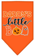 Load image into Gallery viewer, Halloween Pet and Dog Bandana Screen Printed, "Daddy's Little Boo"
