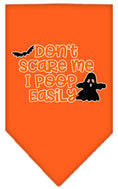 Load image into Gallery viewer, Halloween Pet and Dog Bandana, "Don't Scare Me, I Poop Easily"
