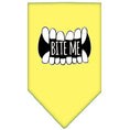 Load image into Gallery viewer, Pet and Dog Bandana Screen Printed, "Bite Me"

