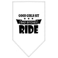 Load image into Gallery viewer, Pet and Dog Bandana Screen Printed, "Bitches Ride"
