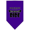 Load image into Gallery viewer, Pet and Dog Bandana Screen Printed, "Bitches Ride"
