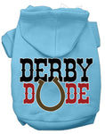 Load image into Gallery viewer, Pet, Dog & Cat Hoodie Screen Printed, "Derby Dude"
