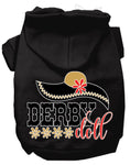 Load image into Gallery viewer, Pet, Dog & Cat Hoodie Screen Printed, "Derby Doll"
