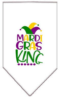 Load image into Gallery viewer, Pet and Dog Bandana Screen Printed, "Mardi Gras King"
