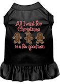 Load image into Gallery viewer, Christmas Pet Dress, "All I Want For Christmas Is A Few Good Men"
