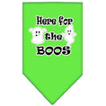 Load image into Gallery viewer, Halloween Pet and Dog Bandana Screen Printed, "Here For The Boos"
