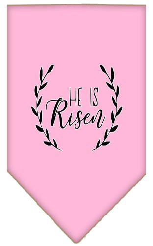 Pet and Dog Bandana Screen Printed, "He Is Risen"