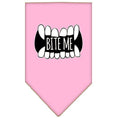 Load image into Gallery viewer, Pet and Dog Bandana Screen Printed, "Bite Me"
