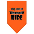Load image into Gallery viewer, Pet and Dog Bandana Screen Printed, "Bitches Ride"
