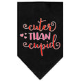 Load image into Gallery viewer, Pet and Dog Bandana Screen Printed, "Cuter Than Cupid"
