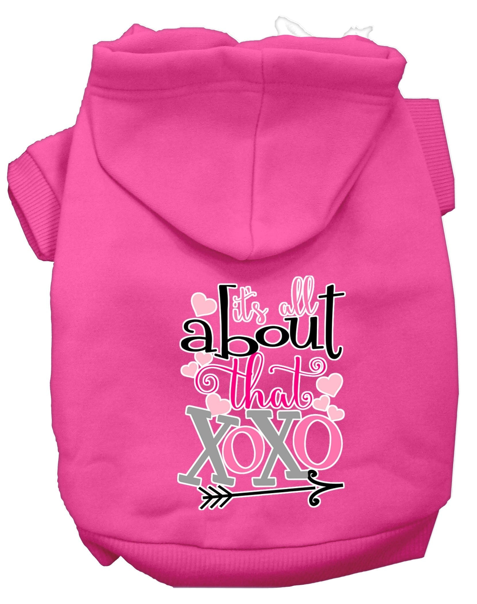 Pet Hoodie "All About That XOXO"