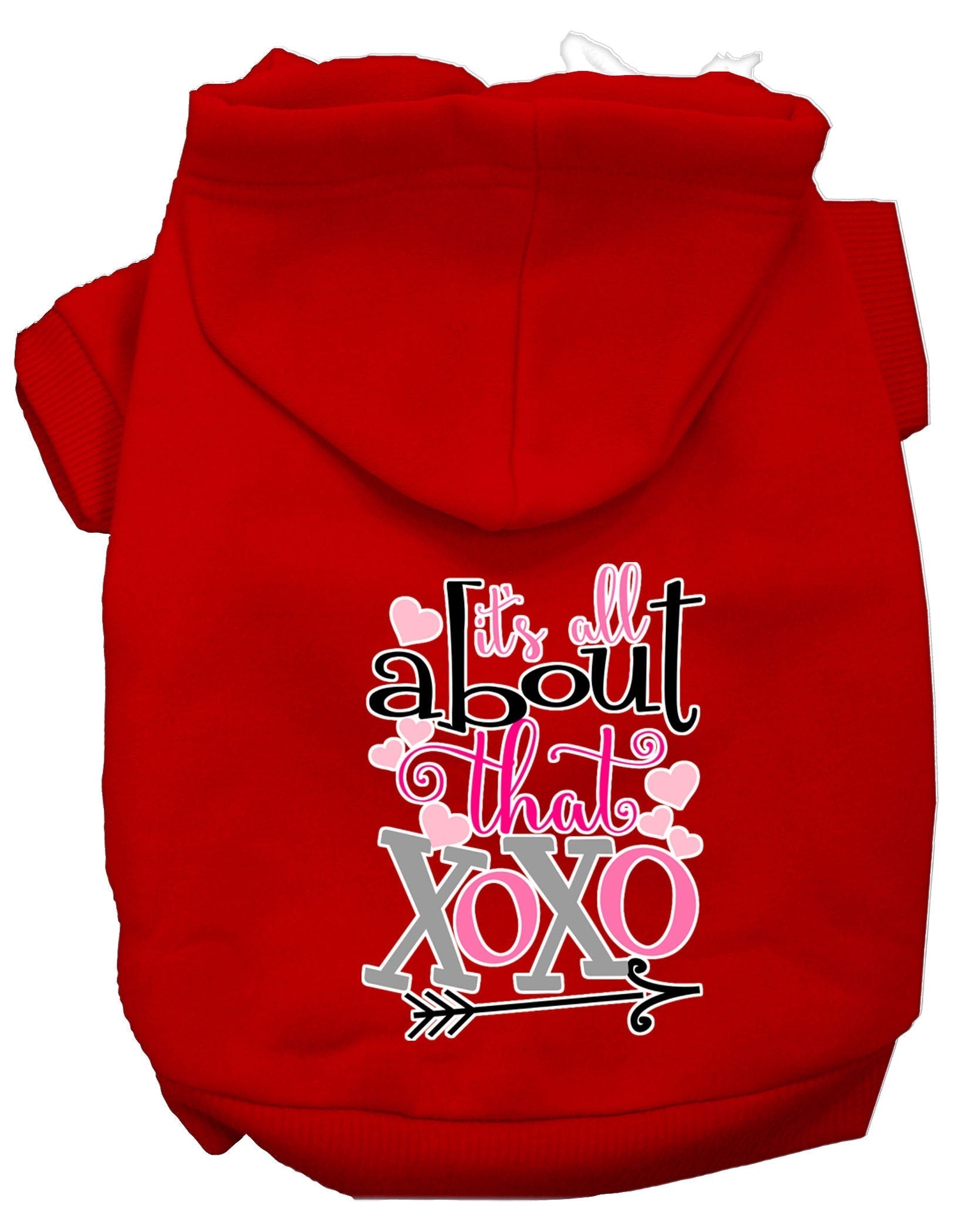 Pet Hoodie "All About That XOXO"