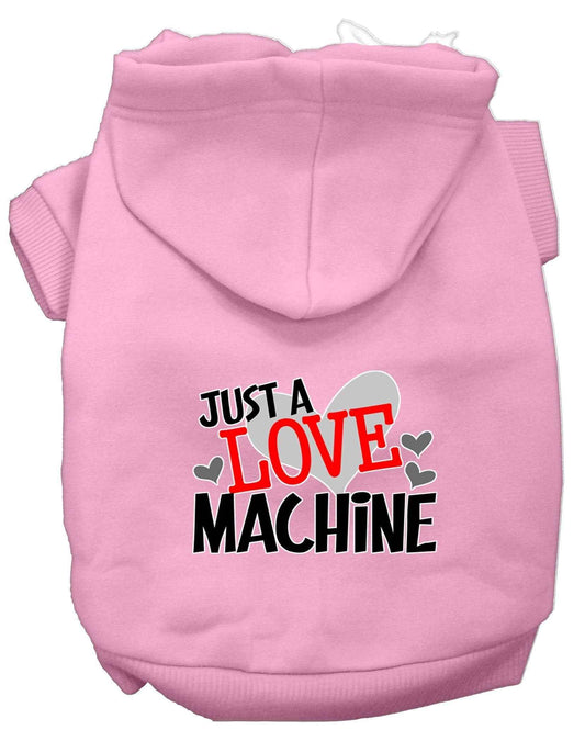 Pet Hoodie "Just A Love Machine"