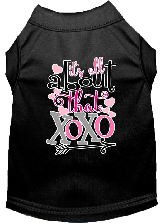 Pet Shirt "All About That XOXO"