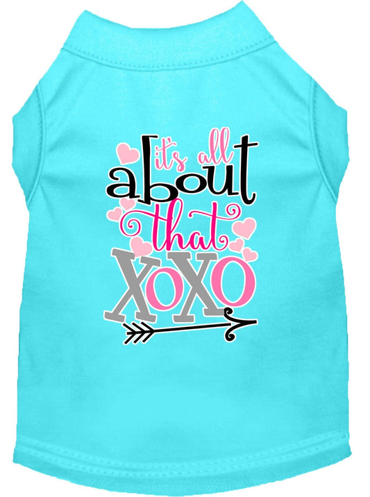 Pet Shirt "All About That XOXO"
