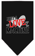 Load image into Gallery viewer, Pet and Dog Bandana Screen Printed, "Love Machine"
