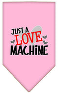 Load image into Gallery viewer, Pet and Dog Bandana Screen Printed, "Love Machine"
