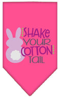 Load image into Gallery viewer, Pet and Dog Bandana Screen Printed, "Shake Your Cotton Tail"
