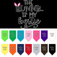 Load image into Gallery viewer, Pet and Dog Bandana Screen Printed, "The Bunny Is My Bestie"
