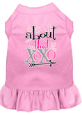 Load image into Gallery viewer, Pet Dress Screen Printed, "All About That XOXO"
