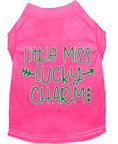 Load image into Gallery viewer, Pet Shirt "Little Miss Lucky Charm"
