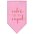 Load image into Gallery viewer, Pet and Dog Bandana Screen Printed, "Cuter Than Cupid"
