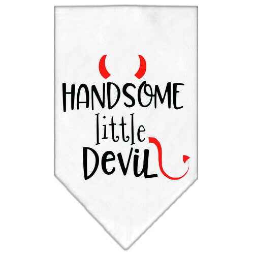 Pet and Dog Bandana Screen Printed, "Handsome Little Devil"