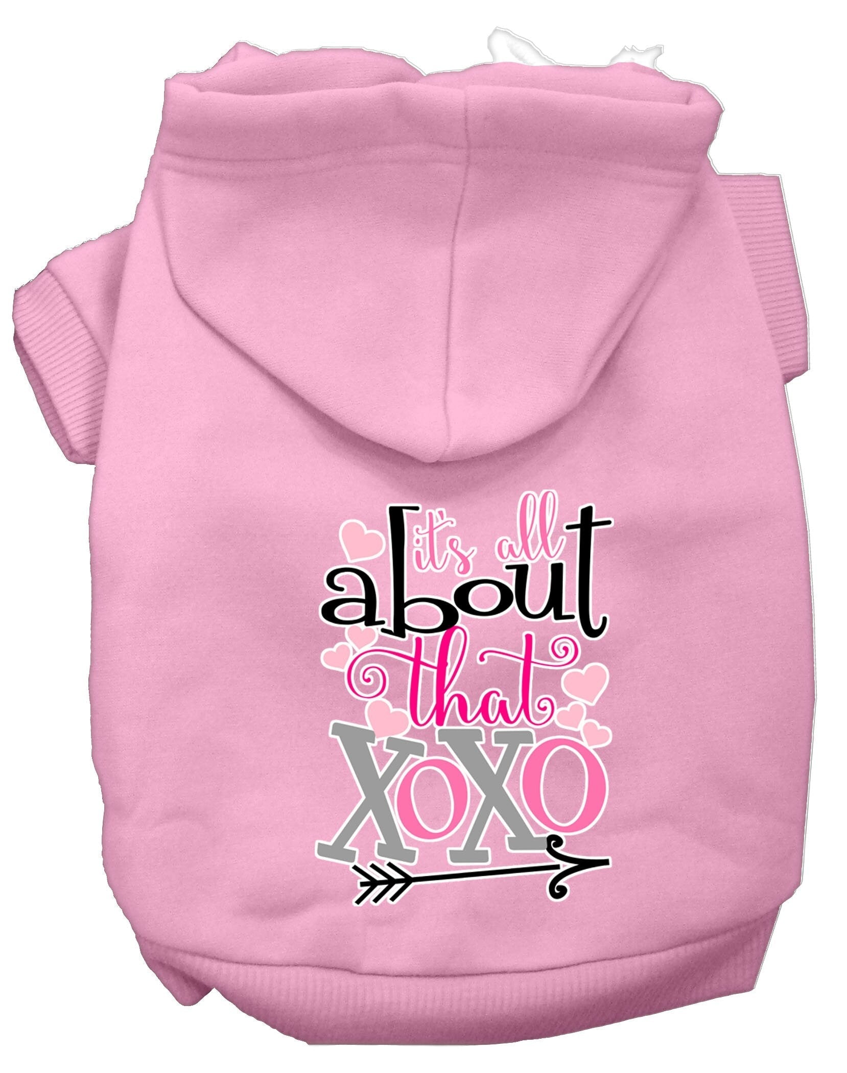 Pet Hoodie "All About That XOXO"