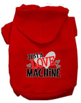 Load image into Gallery viewer, Pet Hoodie "Just A Love Machine"

