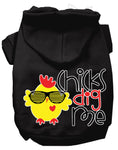 Load image into Gallery viewer, Pet, Dog & Cat Hoodie Screen Printed, "Chicks Dig Me"
