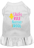 Load image into Gallery viewer, Pet Dress "Chicks Rule, Bunnies Drool"
