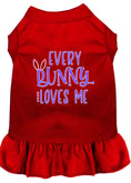 Load image into Gallery viewer, Pet Dress "Every Bunny Loves Me"
