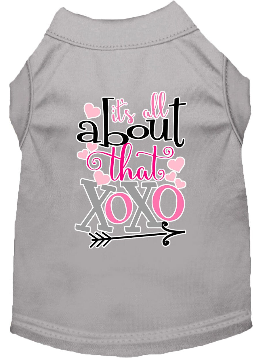 Pet Shirt "All About That XOXO"