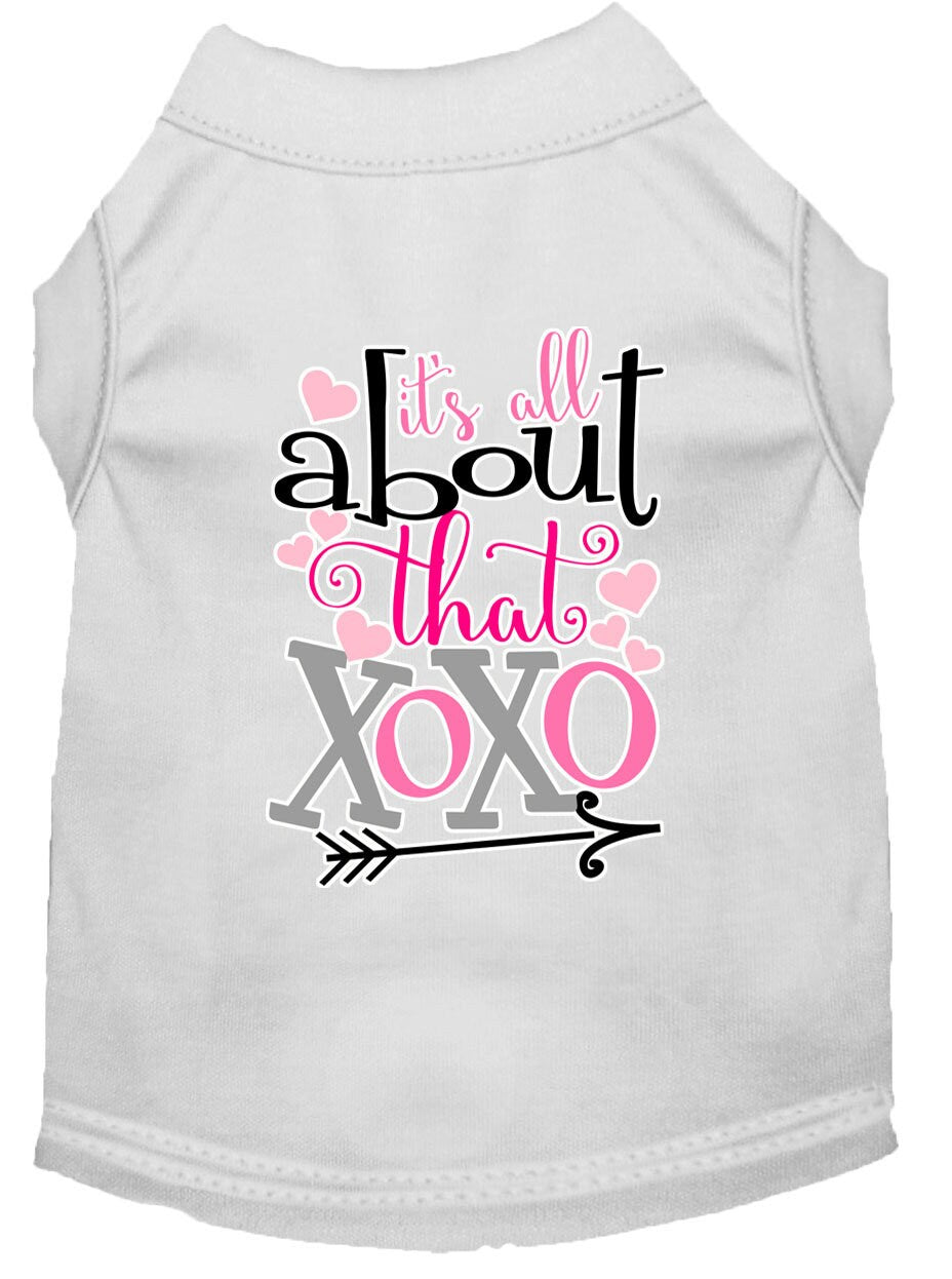 Pet Shirt "All About That XOXO"