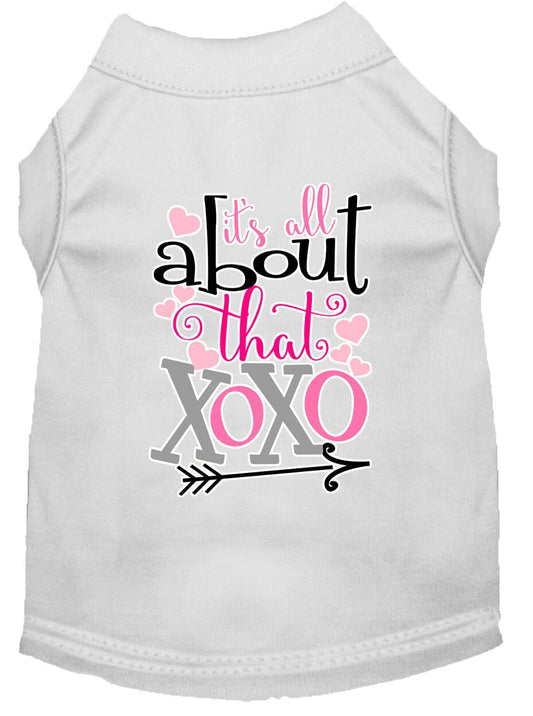 Pet Shirt "All About That XOXO"