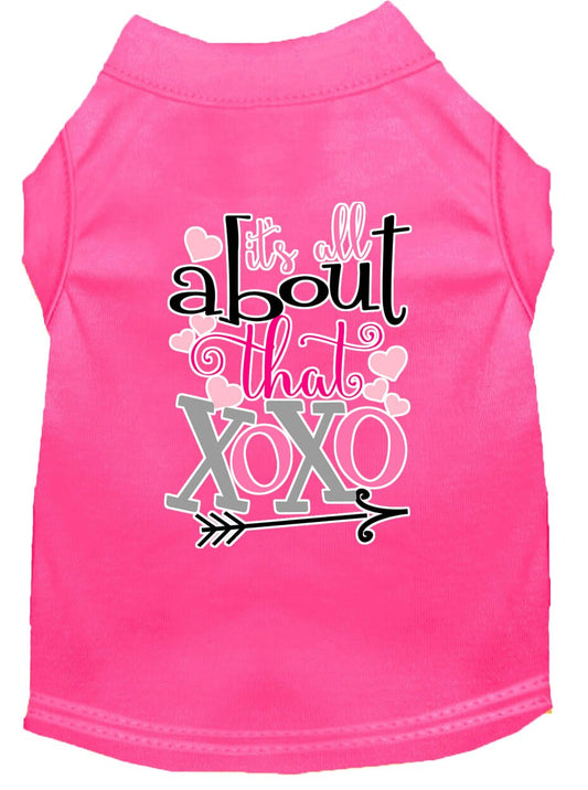 Pet Shirt "All About That XOXO"