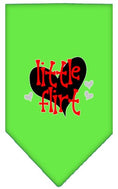 Load image into Gallery viewer, Pet and Dog Bandana Screen Printed, "Little Flirt"
