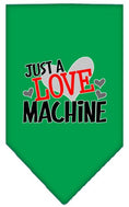 Load image into Gallery viewer, Pet and Dog Bandana Screen Printed, "Love Machine"
