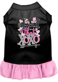 Load image into Gallery viewer, Pet Dress Screen Printed, "All About That XOXO"
