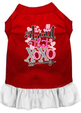Load image into Gallery viewer, Pet Dress Screen Printed, "All About That XOXO"
