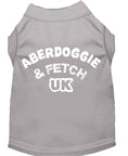 Load image into Gallery viewer, Pet Dog & Cat Shirt Screen Printed, "Aberdoggie and Fetch UK"
