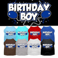 Load image into Gallery viewer, Pet Dog & Cat Shirt Screen Printed, "Birthday Boy"

