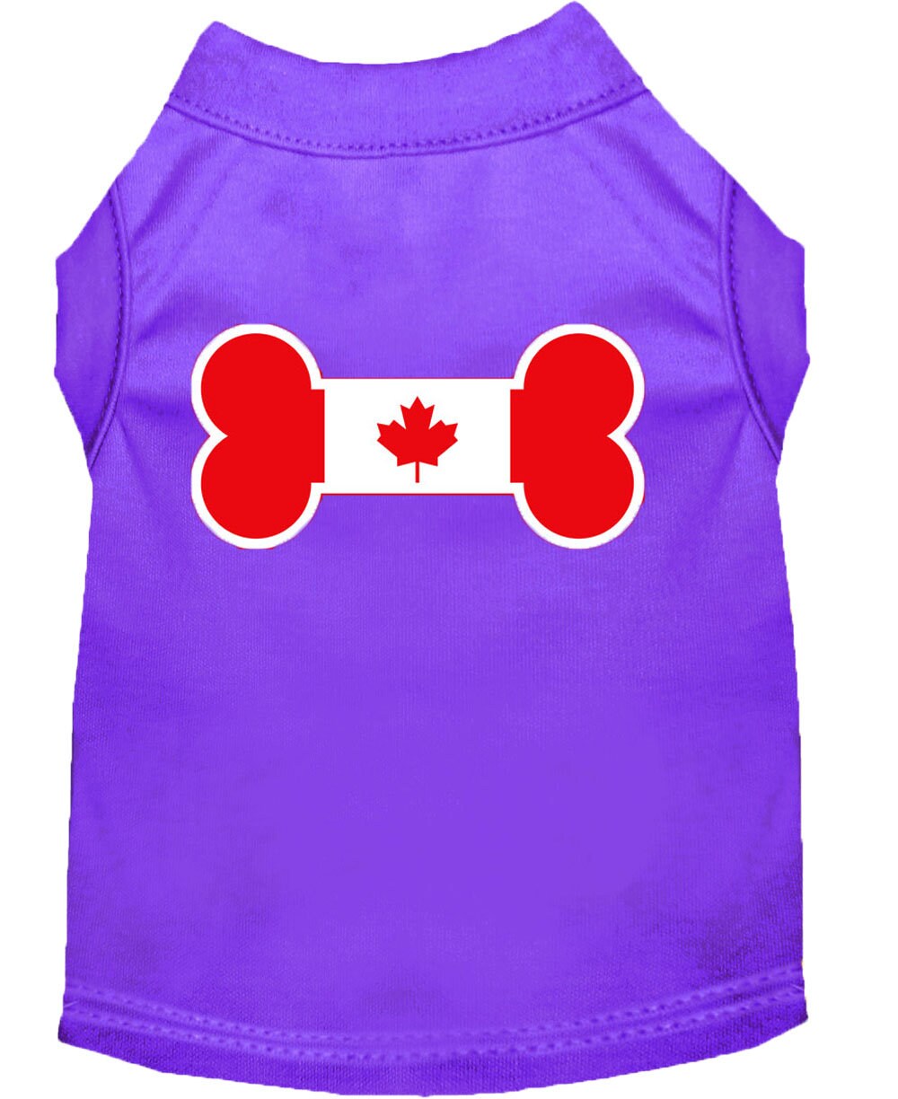 Pet Shirt "Bone Shaped Canadian Flag"