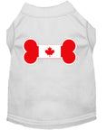 Load image into Gallery viewer, Pet Shirt "Bone Shaped Canadian Flag"
